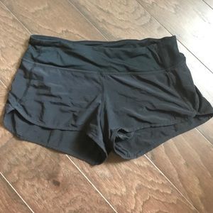 Lululemon speed shorts (4) black